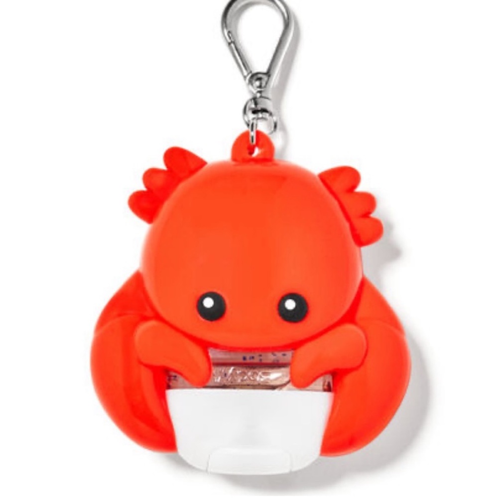 Crab hand sanitizer Holder 🦀🐚 NWOT